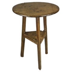 Small Antique Welsh Cricket Table