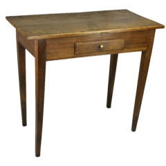 Antique French Alderwood Side Table