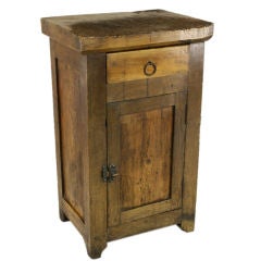 French Chopping Block Side Cabinet