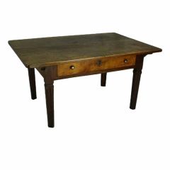Antique French Applewood Coffee Table