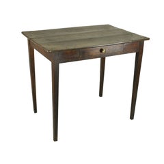 Antique French Cherry Side Table