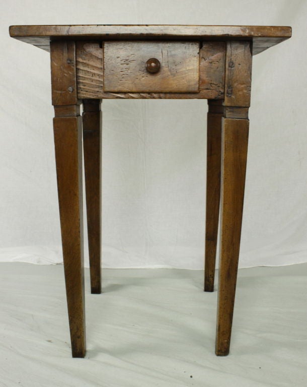 19th Century Charming Antique French Cherry Side Table
