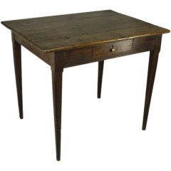 Early French Oak Side Table