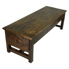 Antique French Oak Coffee Table