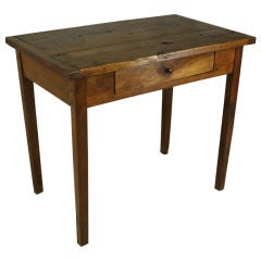 Antique French Cherry Side Table/Desk
