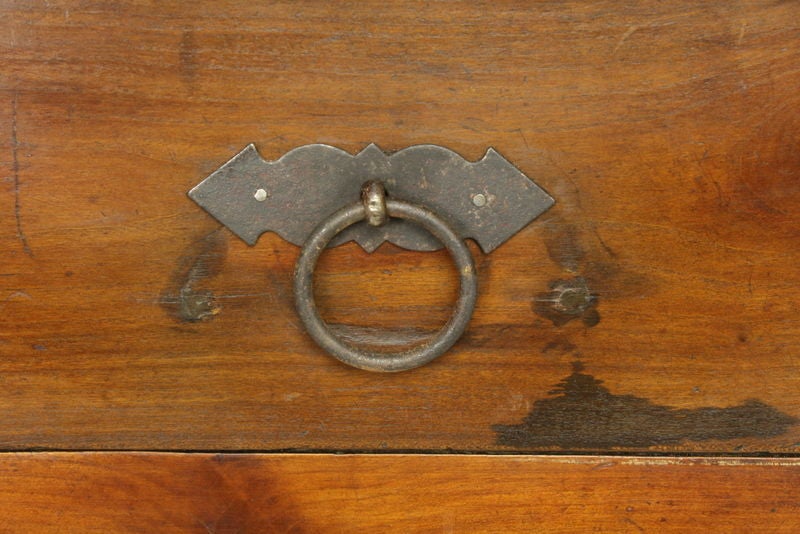 Antique French Two Drawer Cherry Coffee Table 2