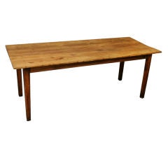 Rustic Antique French Pine Farm Table