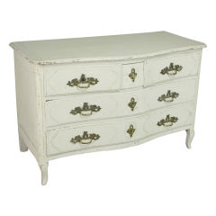 Elegant Antique Louis XV Painted Commode 12