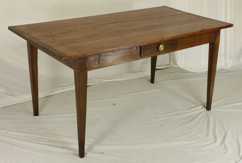 French Antique Pine Writing/Dining Table