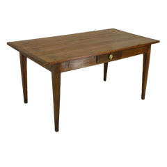 French Antique Pine Writing/Dining Table