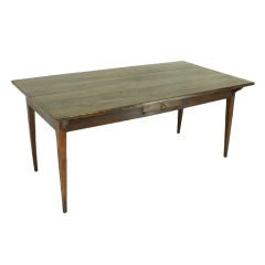Antique French Chestnut Farm Table