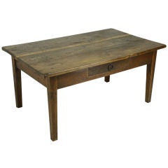 Antique French Walnut Coffee Table
