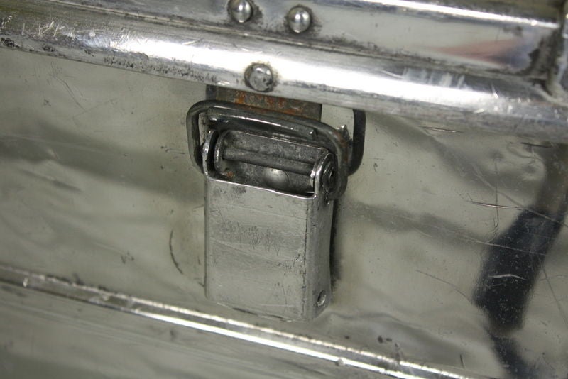 Mid-Century Aluminum Trunk 1