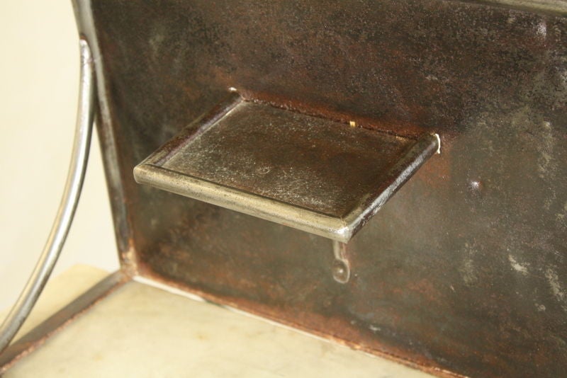 Antique French Small Steel Cupboard 3