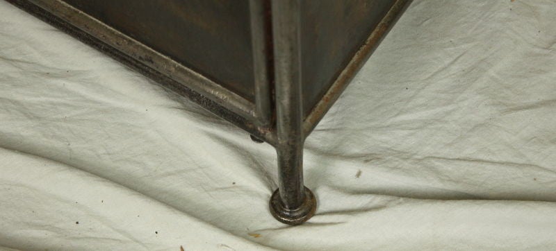 Antique French Small Steel Cupboard 7