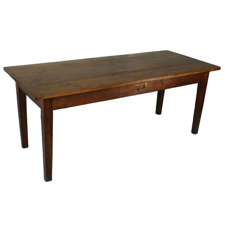 Antique French Cherry Farmhouse Table