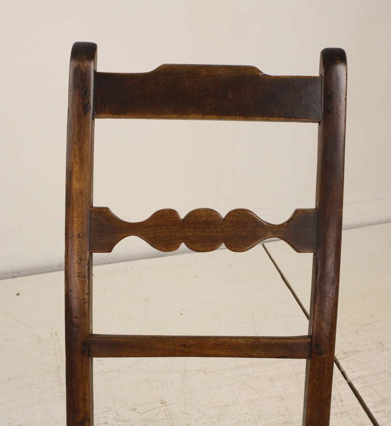 19th Century Antique English Rocking Chair For Sale