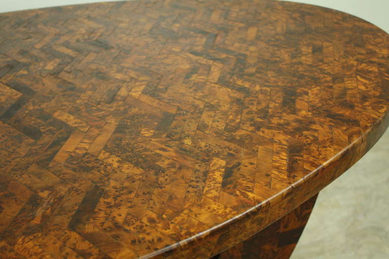 Wood Coffee Table, Very Elegant Art Deco Marquetry For Sale