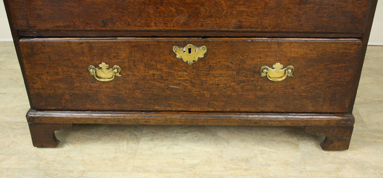 Brass 18th Century English Chest of Drawers