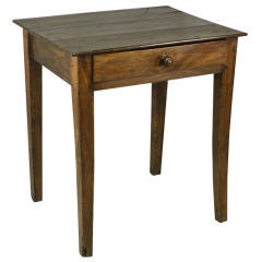 Small Antique French Cherry Side Table