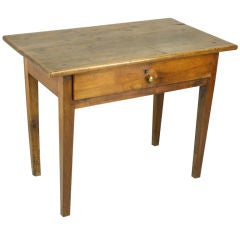 Antique French Walnut Side Table
