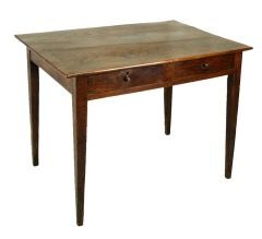 French Elm Antique Smaller Size Writing Table