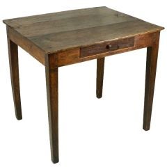 Antique French Walnut Side Table