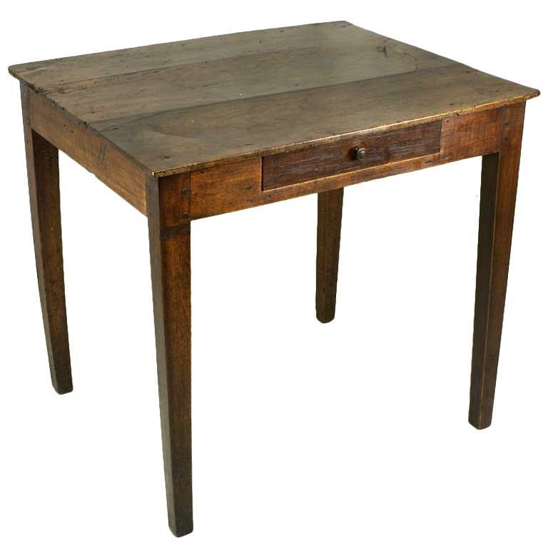 Antique French Walnut Side Table at 1stDibs