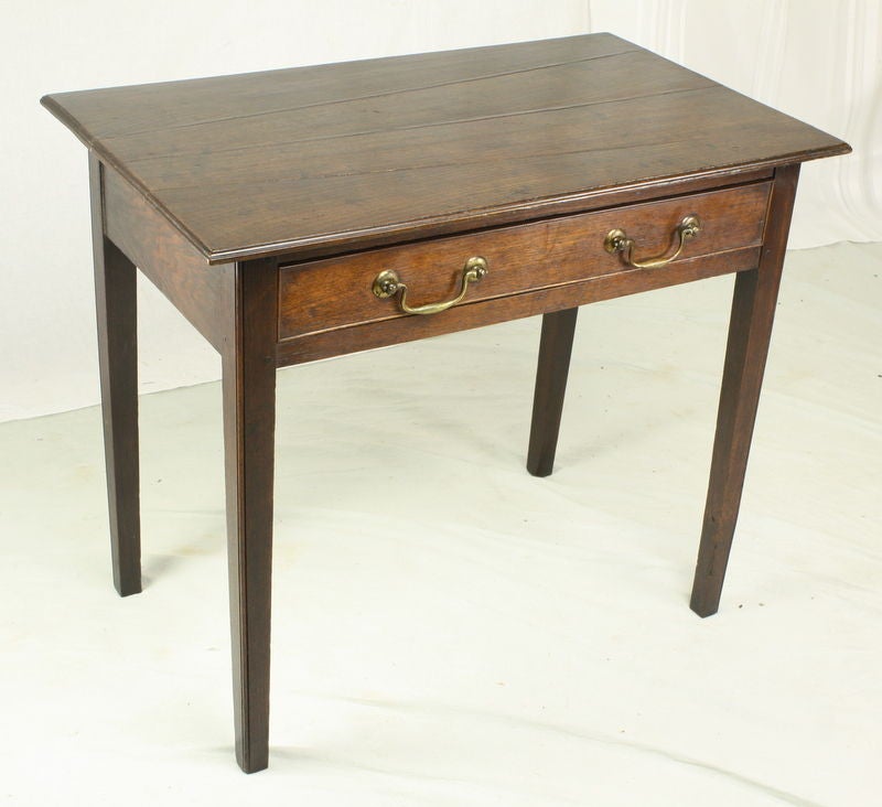 Period English Oak Side Table