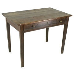 Antique French Rustic Small Cherry Desk