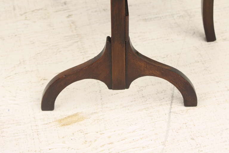 Antique English Mahogany Cake Stand 3