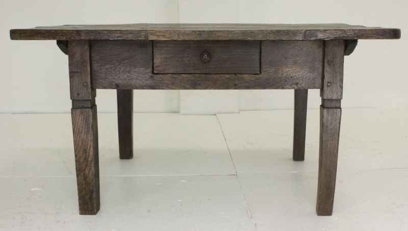 Small Rustic Antique Coffee Table 2