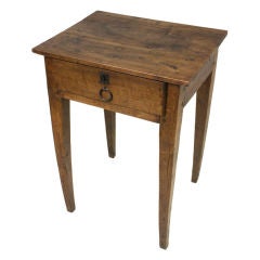 Small Antique French Walnut Side Table