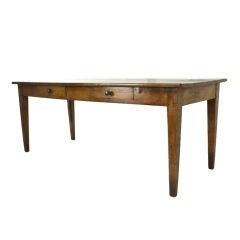 Antique French Cherry Farmhouse Table