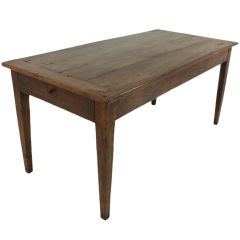 Antique French Cherry Farmhouse/Breakfast Table