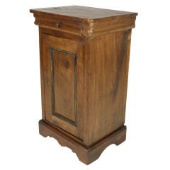 Antique French Cherry Side Cabinet, Five Internal Drawers