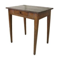 Antique French Chestnut End Table Antique French Chestnut End Table