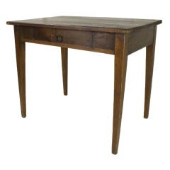 French Antique Chestnut Side Table/ Desk