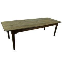 Large French Country Chestnut Dining Table
