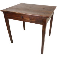 Antique French Walnut Side Table/Desk