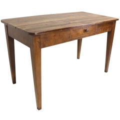 French Antique Cherry Writing Table
