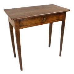 Antique Slender-Legged Walnut Side Table Antique Slender-Legged Walnut Side Table