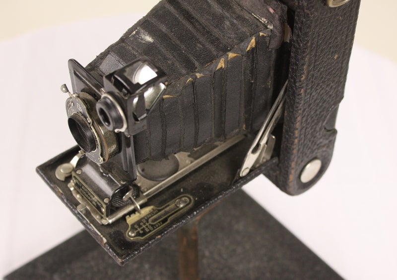 Metal Vintage Kodak Camera Lamp Base For Sale