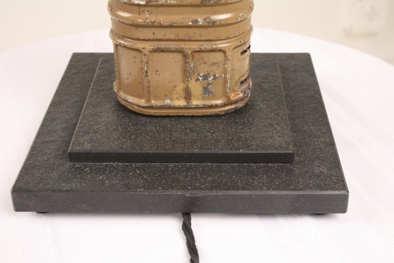 Unique English WW1 Gas Mask Lamp Base 1