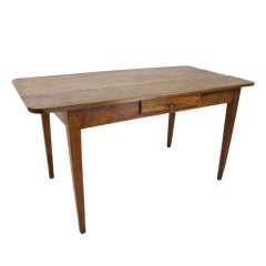 Antique French Oak Writing Table
