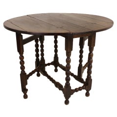 Antique English Oak Period Gateleg Table