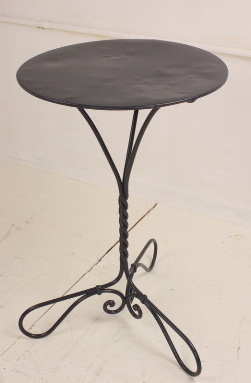 PAIR of Vintage French Steel Tables