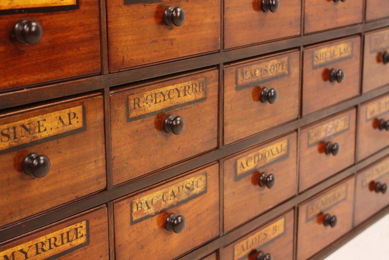 19th Century Exceptional Antique English Apothecary Chest