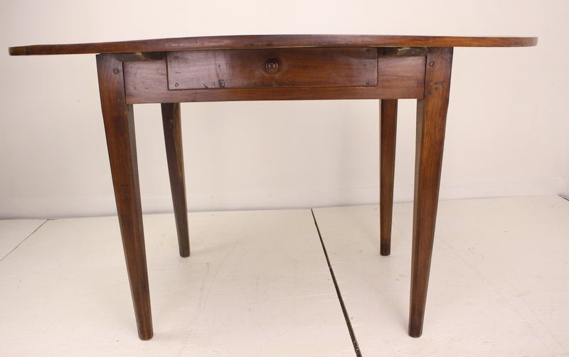 Louis XVI Antique French Oval Cherry Breakfast Table