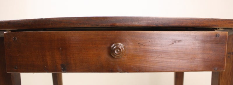 Antique French Oval Cherry Breakfast Table 2